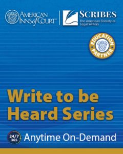 Promotional image for Write to Be Heard Series which is available on-demand 24/7